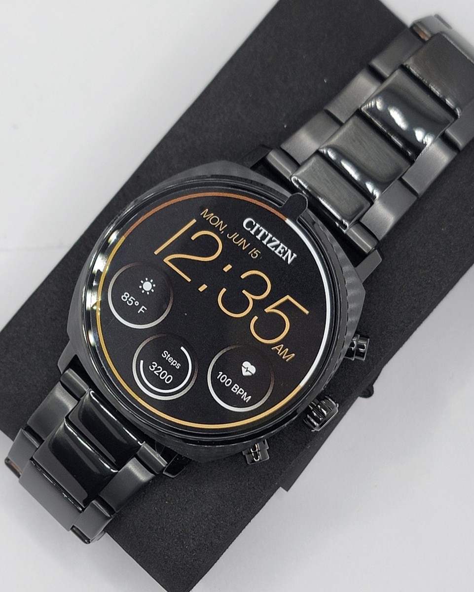Citizen CZ Smart Watch Black MX1005-83X Black Stainless-steel Band