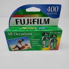 Fujifilm Superia X-TRA 400 Speed 35mm Film Expired 4 rolls of 24 exp New in Box
