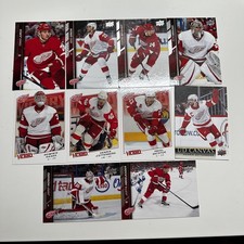 Upper Deck Detroit Red Wings Hockey Trading Card Lot