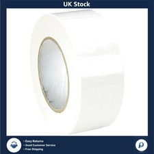 White Gaffer Tape Strong Laminated Canvas 50mm x 50m 0.28 per metre