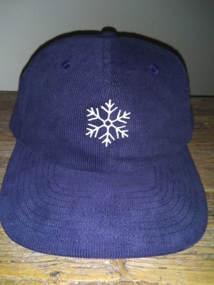 New Beechfield Corduroy Hat Mountain Gazette Snowflake Logo Mens 6-Panel Dad Cap