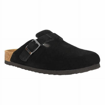 *NIB* Aquatherm Ladies Suede Clogs (Black, US 10)