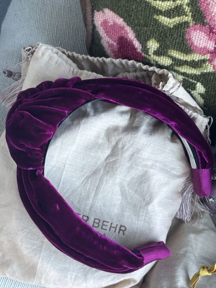 Diadema de terciopelo Jennifer Behr Foto 4 de 4