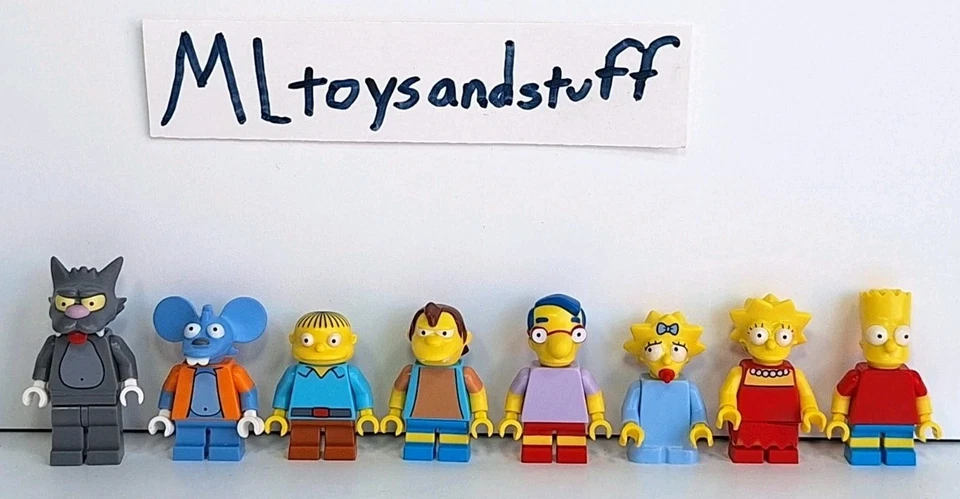 Lego The Simpsons Series 1 & 2 Minifigures 71005 & 71009 Read No Repeat Figures - Image 3 of 4