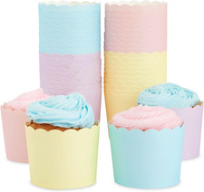 50 Pack Cupcake Liners Wrappers, Muffin Paper Baking Cup for Birthday Party, Rai