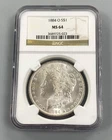 1884 O US Morgan silver $1 NGC MS64 L24861
