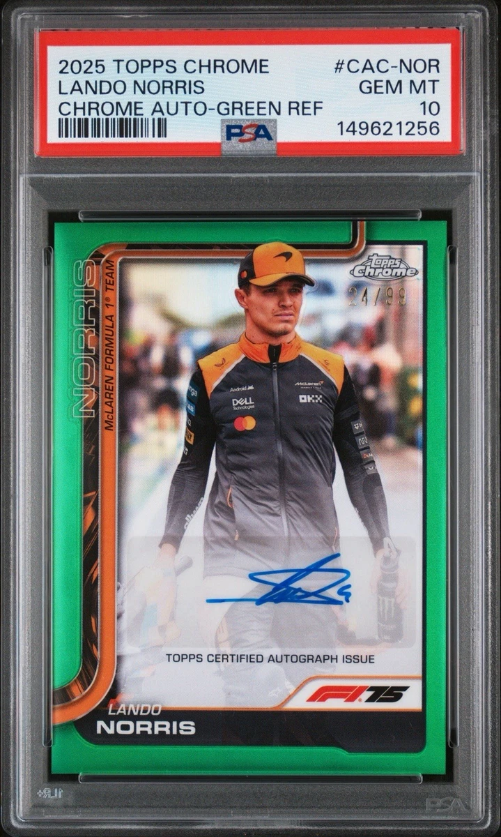 2025 Topps Chrome Formula 1 - Lando Norris #CAC-NOR for sale | eBay