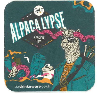 SALT BREW Co ALPACLYPSE Bierdeckel