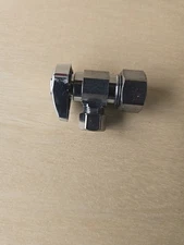 BrassCraft  1/4 Turn Angle Stop 1/2" x 3/8, "G2CR19X C, Chrome