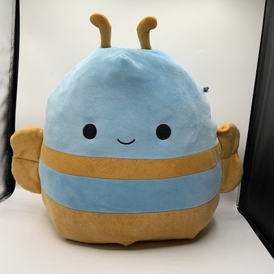 Squishmallow Adopt Me Bienenkönigin gold blau 14'' groß sehr guter Zustand