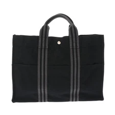 HERMES fool toe MM Black/Noir tote bag 800000142409000