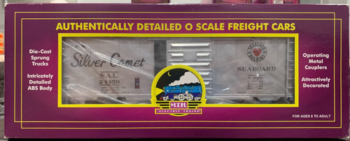 MTH 20-93076 Seaboard "Silver Comet" 40' Boxcar #24459 escala O 1:48 NUEVO nunca funciona | Condition: Used
