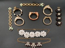 Lot of 10 Vintage J. Crew Jewelry Bracelets (8) and Necklaces (2)