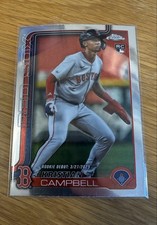2025 Topps Chrome Update Series - Rookie Debut Kristian Campbell #USC188...