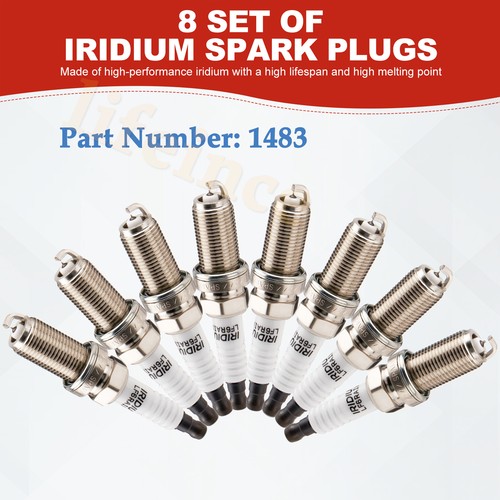 UF487 Ignition Coil & Spark Plug 1483 For Toyota Tundra V8 4.6L 4.7L 5.7L 2010 - Picture 7 of 21