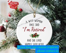 Retirement Ornament 2021, Retirement Gifts For Women, Happily Ever After, Tea...