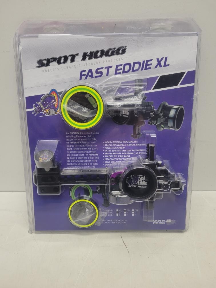 SPOT HOGG FAST EDDIE XL SINGLE PIN MRT .019, OPEN BOX, CLEAN. (P03056001)