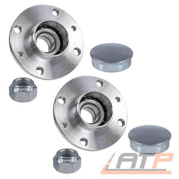 2X Radlager Satz Radlagersatz Hinten FÜR Fiat Doblo Stilo Strada-image