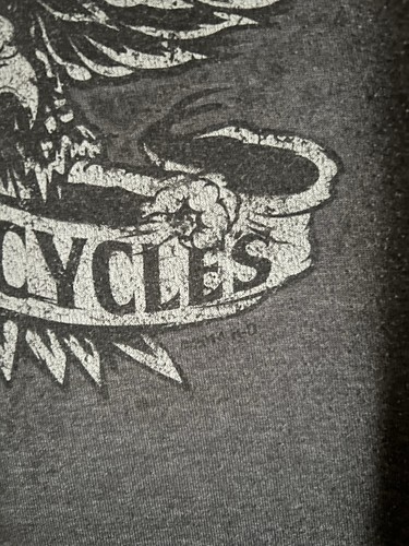 Y2K 2014 Harley Davidson Oakland California Black Pin Up Chick T Shirt XL - Picture 7 of 9