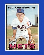1967 Topps Set-Break #306 Bud Harrelson EX-EXMINT *GMCARDS*