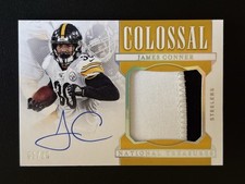 2019 National Treasures James Conner Colossal Material Signatures Card #/25 🔥