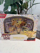 Pokemon TGC Scarlet and Violet 151 Zapdos EX Sammlung Sealed Box