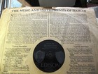EDISON 50210 MUSIC OF HAWAII Sleeve 1914 Toots Paka's Hawaiians-Akahi Hoi Ninipo — photo 1