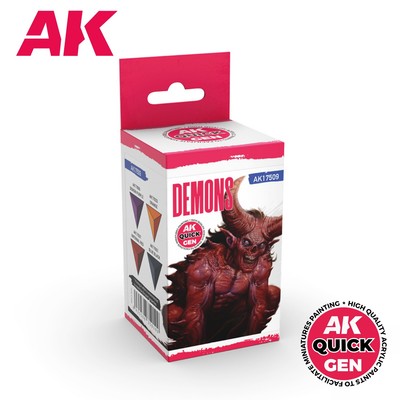 AK Interactive: Demons - QUICK GEN Set - AK17509