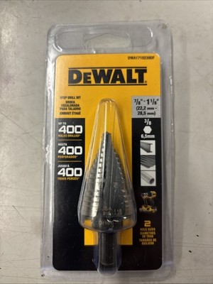 DeWalt Step Drill Bit ( 7/8-in to 1-1/8-in ) DWA1710239DF New Sealed