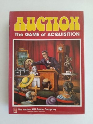 Auction - The Game of Acquisition Brettspiel 1989 vollständig