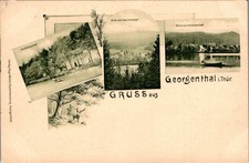 AK GRUSS AUS GEORGENTHAL KREIS GOTHA GASTHAUS...