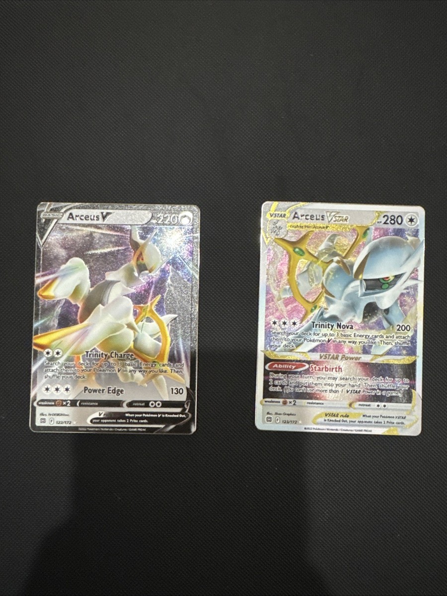 Pokemon TCG Arceus V and Arceus Vstar Premium Collection Cards | eBay