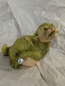  Dragon Keep 1988 Figurine Smooch #5101 W/Crystal Signed By Artist 