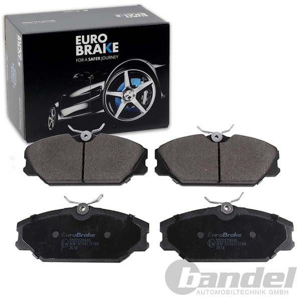 Eurobrake BremsbelÄGe Satz Vorderachse Passend FÜR Renault Clio Laguna Megane-image