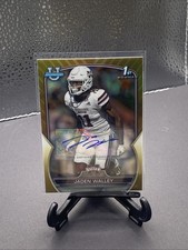 2022 Bowman Chrome U Jaden Walley 1st Bowman Auto Autograph Gold Refractor /50