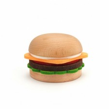 Burger Coaster Decorative Burger Coaster Set Artisanal for Desk, Tea Tray