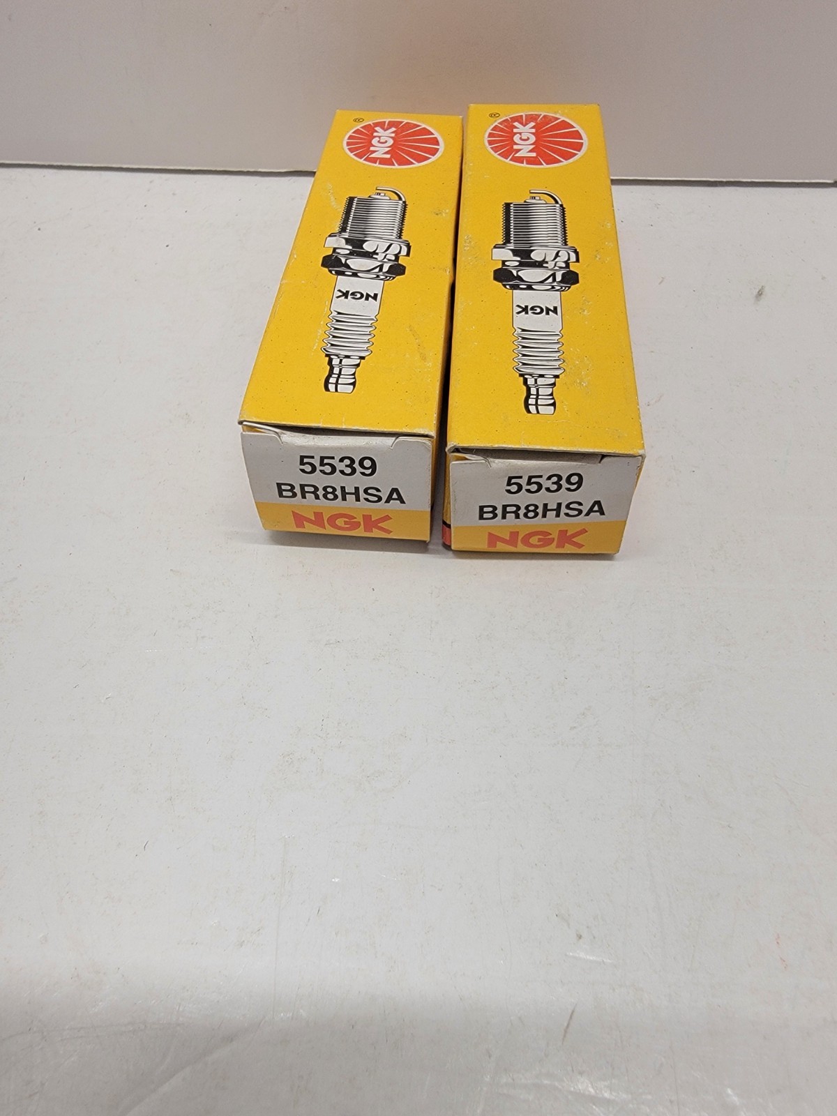 NGK 5539 BR8HSA Spark Plug Lot of 2 New