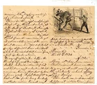 Civil War Patriotic Lettersheet Used with letter Col. Ellsworth