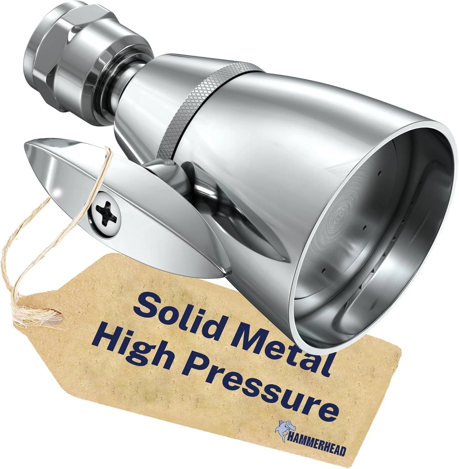 ® Solid Metal 2 Inch High Pressure Shower Heads CHROME – 2.5 GPM Shower Heads
