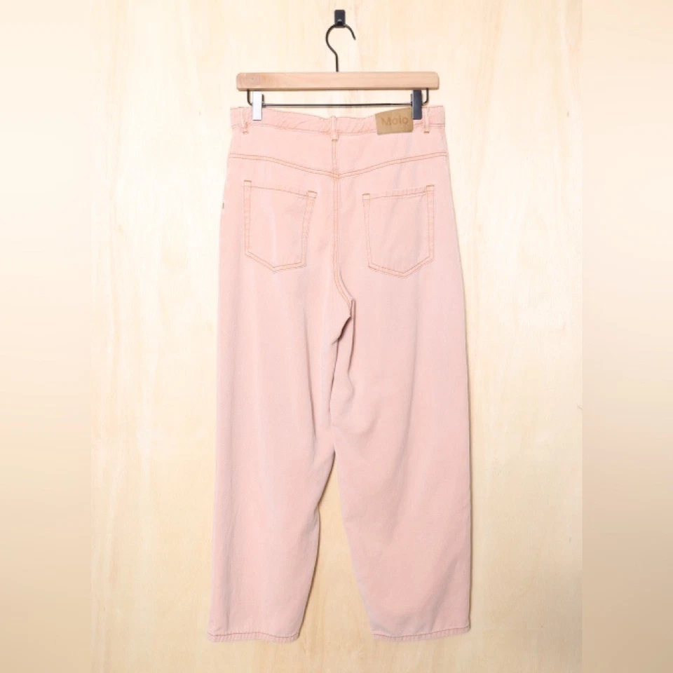 MOLO Aiden Jeans Straight Leg Pants Peach Girls Size 170cm (15 Years) - Image 3 of 4