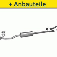 Mitteltopf Auspuff+ für CITROËN C3 Pluriel 1.4 75/90PS 2002-2009