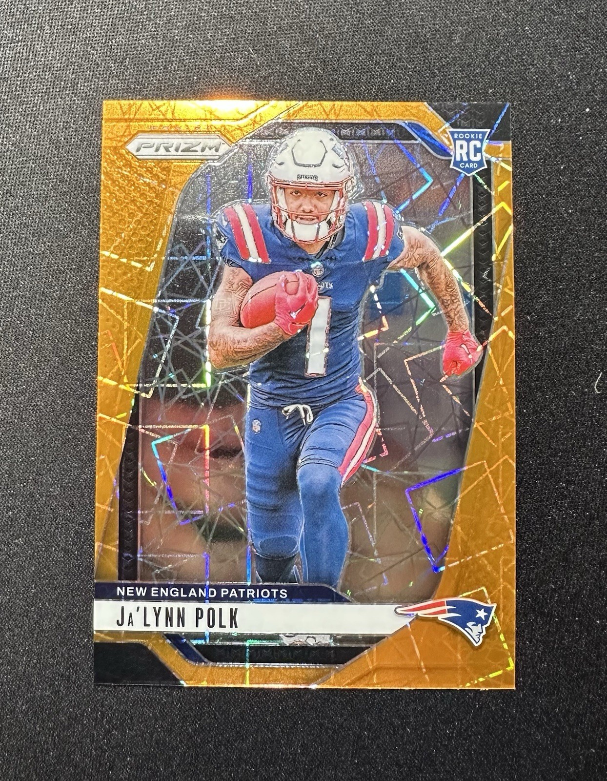 2024 Panini Prizm - Rookies Ja'Lynn Polk #339 Lazer Prizm (RC)