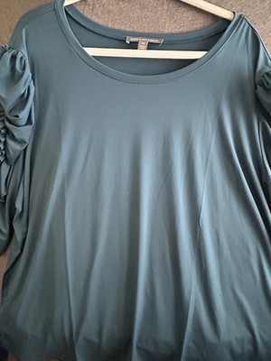 Kate & Mallory Womens 3XL Shirt Julliet Sleeve