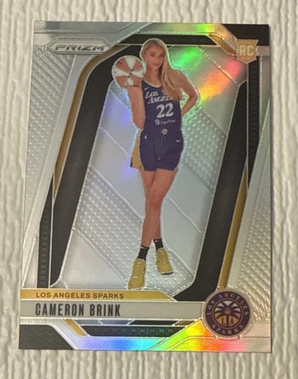 2024 Panini Prizm WNBA Silver Prizms #143 Cameron Brink Los Angeles Sparks