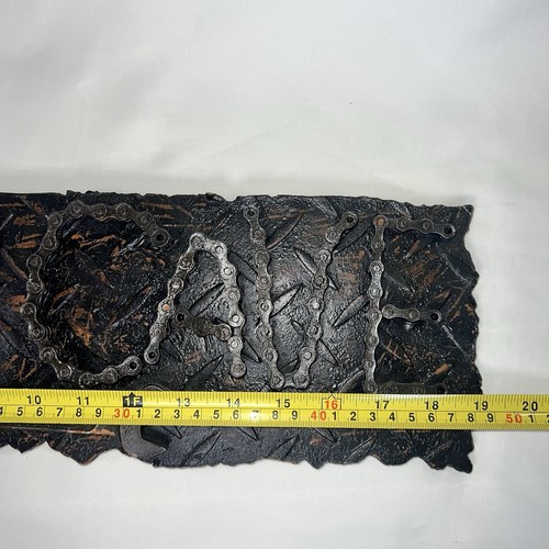 “Man Cave” Sign Garage Tools Chain Wrench Metal Look 19x5.5 Resin Workshop Hefty - Picture 7 of 21