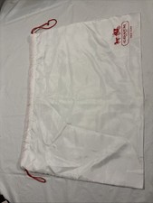 Coach NY Satin Drawstring Storage Dust Bag - Shoes Handbag Satchel 15x19" White