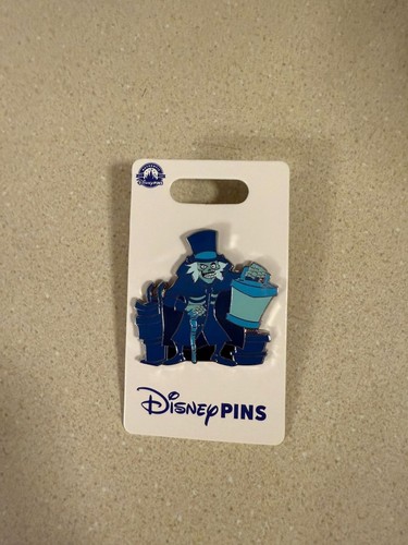 Disney Pin 2024 Haunted Mansion Collection Glow in the Dark Hatbox Ghost #166812
