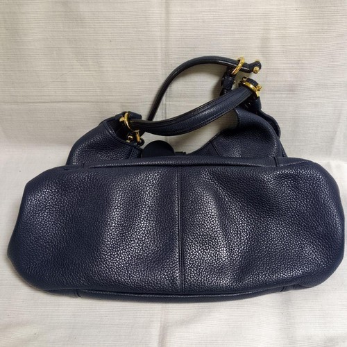 Borsa a mano LOEWE Calle blu navy in pelle borsa a tracolla media 12,6x9,4x5,9 pollici - Foto 10 di 20