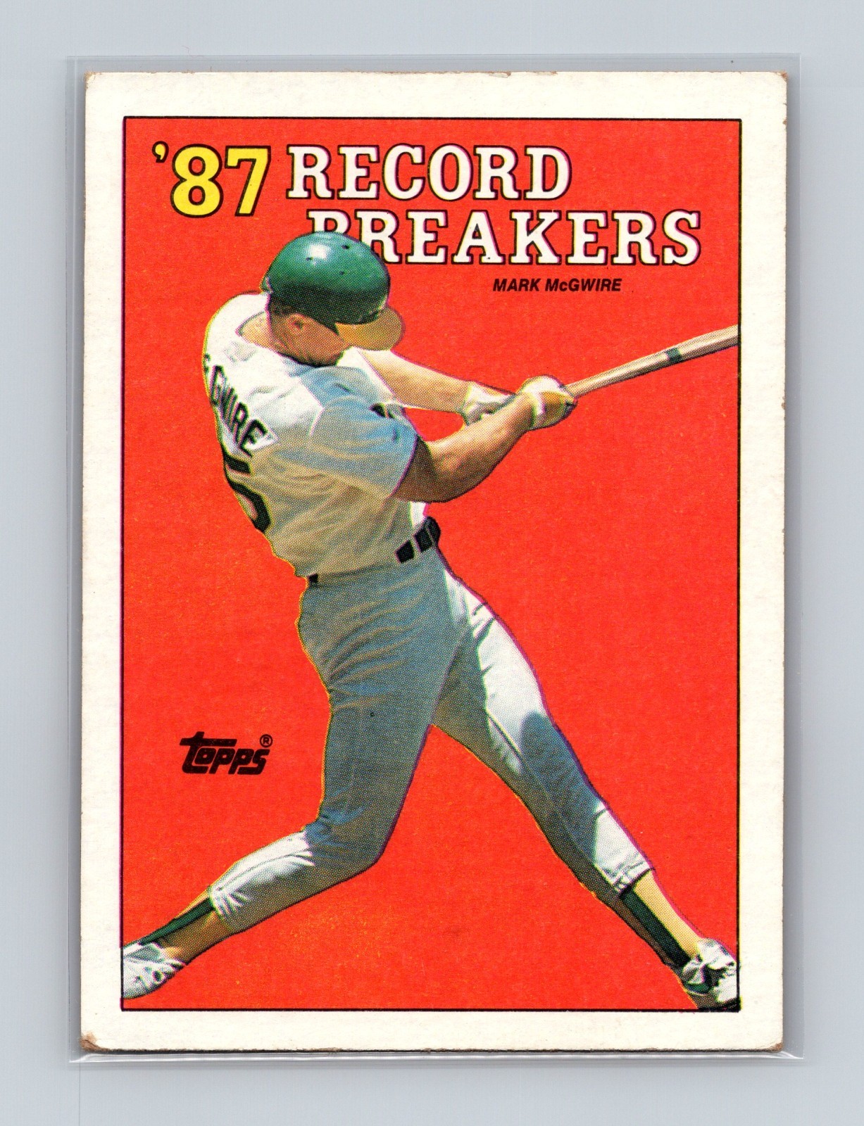 1988 Topps - Record Breakers Mark McGwire #3