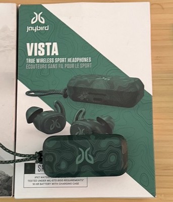 Jaybird Vista 1 Gen In-Ear True Wireless Sport Running Headphones Earbuds green 
